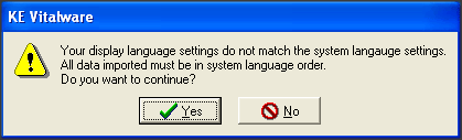 Error message